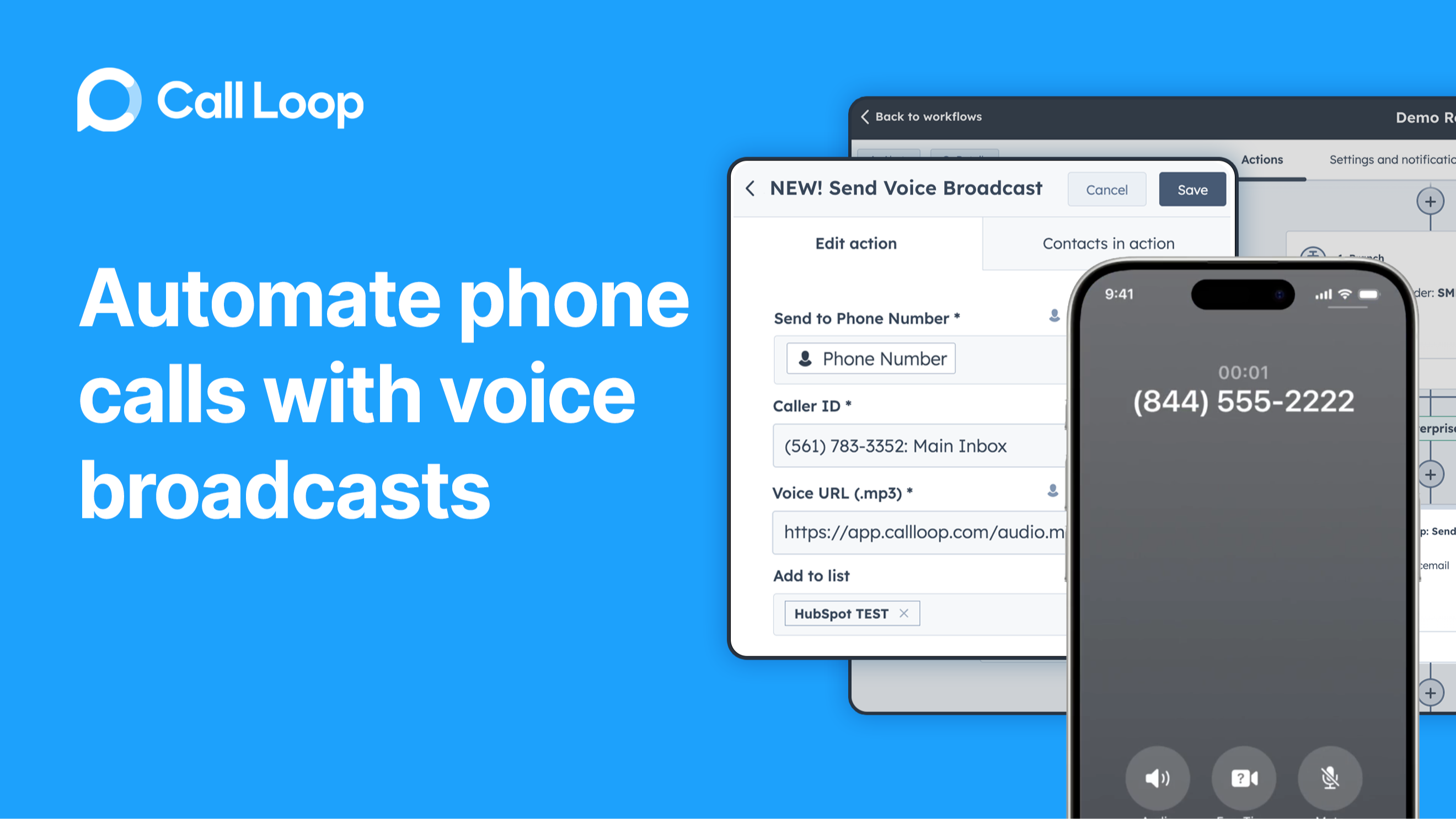 Call Loop SMS & Ringless VM HubSpot Integration Connect Them Today